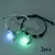 2pcs/set Pulsera ajustable que brilla en la oscuridad, pulsera luminosa de moda para parejas de estudiantes unisex