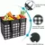 1PC Bolsa de equipaje plegable de gran capacidad con asa larga para compras de comestibles, bolsa de compras reutilizable, bolsa grande con asa larga - tienda oline pastor shop