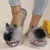 Lindas zapatillas de casa con pompones de gato, acogedoras y suaves, con punta abierta, zapatos planos de suelo, cálidas pantuflas de invierno para el - tienda oline pastor shop