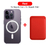 Fundas magnéticas transparentes originales para Apple iPhone 15 14 13 12 11 Pro