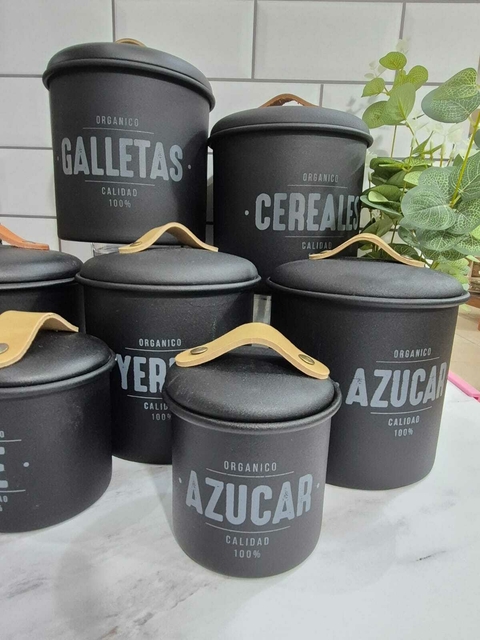 Tarros de Cocina Linea Alumnio - comprar online