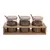 Kit 3 Potes de Vidro 300ml com Tampa - Oikos - comprar online