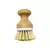 Escova de Limpeza Redonda Com Pega de Bambu Clean - comprar online