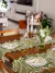 Kit Caminho Trilho de Mesa Dunas P 150x45cm – Verde, Rosa e Cinza + 4 Porta Guardanapos - comprar online