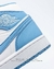 Air Jordan 1 Retro Mid UNC na internet