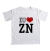 Eu Amo ZN - Camiseta Infantil na internet