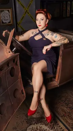 ☆ Vestido Glamour - Manifesto Pin☆Up
