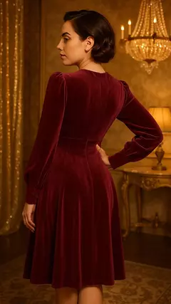 ☆ Vestido Velvet na internet