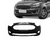 Para-choque Dianteiro Ka 19/21 Preto Liso Hatch - Sedan