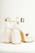SANDALIA LABEL BLANCO - MALEDUCADAS MULTI