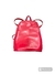 Mochila vintage cuero rojo