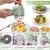 Conjunto Cortador de Vegetais Elétrico 5 em 1 Portátil e Recarregável - AlojasBrasil