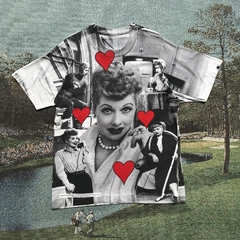 Camiseta Vintage Fullprint I Love Lucy na internet