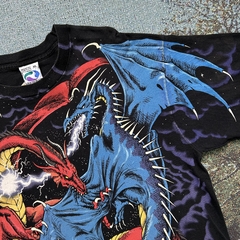 Camiseta Manga Longa Dueling Dragons Liquid Blue 1994 na internet