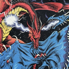 Camiseta Manga Longa Dueling Dragons Liquid Blue 1994 - NoName Recycle