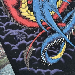 Camiseta Manga Longa Dueling Dragons Liquid Blue 1994 - loja online