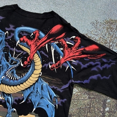Camiseta Manga Longa Dueling Dragons Liquid Blue 1994 na internet