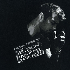 Camiseta Ricky Martin - Black And White Tour 2007 na internet