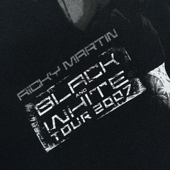 Camiseta Ricky Martin - Black And White Tour 2007 - loja online