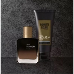 Kit Homem Dom miniatura (Desodorante Colônia 25 ml + Sabonete Líquido corpo e rosto 75ml)