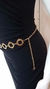 Cinto corrente dourado - comprar online