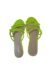 Rasteira bico Redondo tiras nós - Neuzete Shoes