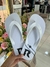 Chinelo Reserva Branco com Logo Preta