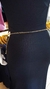 Cinto corrente dourado na internet