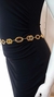 Cinto corrente dourado - comprar online