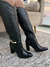 Bota preta cano longo - comprar online