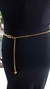 Cinto corrente dourado na internet