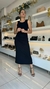 Vestido linzzi midi canelado