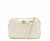 Bolsa Transversal Off-White com Corrente Dourada