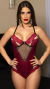 Bodie sem Bojo com Detalhe em Pingente - Lisbety Moda Intima