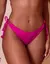 B313 - Calcinha Fio Duplo com Amarrações nas Laterais - Pink - comprar online