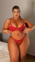 Conjunto sem Bojo com Detalhes em Elástico PLUS SIZE - comprar online