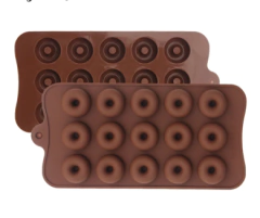 Molde de Silicone Argolas