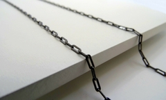 Corrente 60 cm - Cartier grafite - artesanatosmil