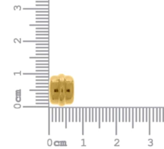 Entremeio Redondo Ouro 10mm - 10 unidades - comprar online