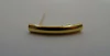 Base para Pingente - Meia cana curvo ouro