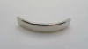 Entremeio Tubo Oval Curvo 50x8mm Níquel Free - 09 unidades