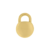 Pingente Bolinha Ouro 10mm - 10 unidades