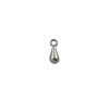 Pingente Mini Gota Níquel Free 14mm - 10 unidades