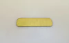 Base para brincos ou pingentes - Retângulo lixado sem furo - 32 gramas