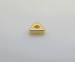 Entremeio triângulo maciço com furo 7x1,5mm ouro - 14 gramas - comprar online