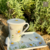 Kit Caneca de Chá com infusou e prato em porcelana estampa margaridas