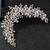 Tocado para cabello, diadema de Boda con diamantes de imitación de cristal para mujer, Tiaras, accesorios para el cabello, joyería, banda en internet