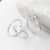 Par Aliança Namoro 2mm Prata 950 Chanfrada Diamantada - comprar online