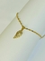 Corrente Asa Cravejada - Banhada ouro 18 K