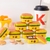 Apontador Duplo Hamburguer com 2 borrachas decoradas - comprar online
